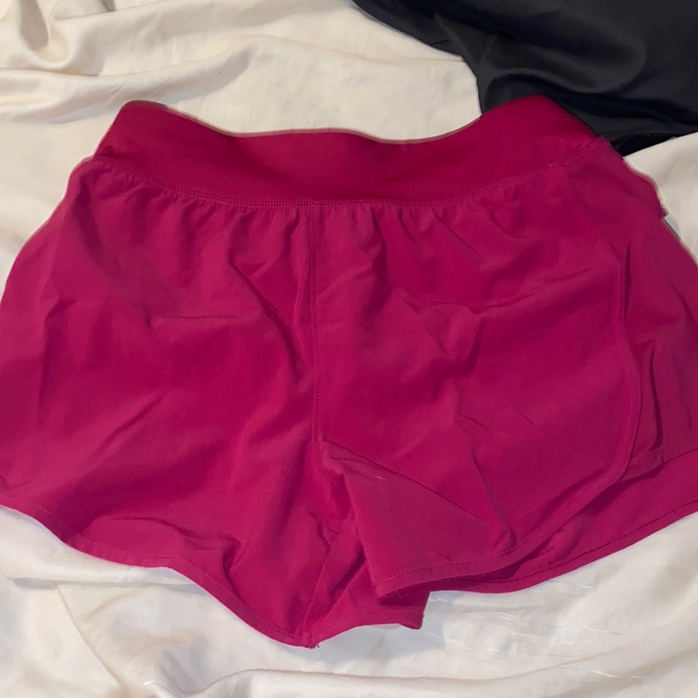 Fuchsia athletic shorts